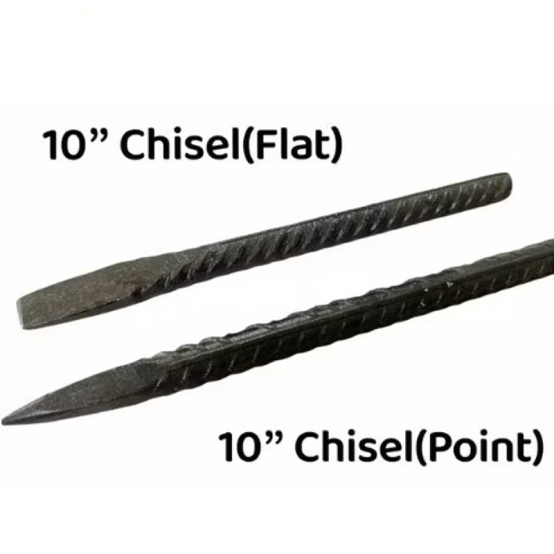Chisel 10” Flat Point / Metal Pahat Concrete Chisel | Shopee Malaysia