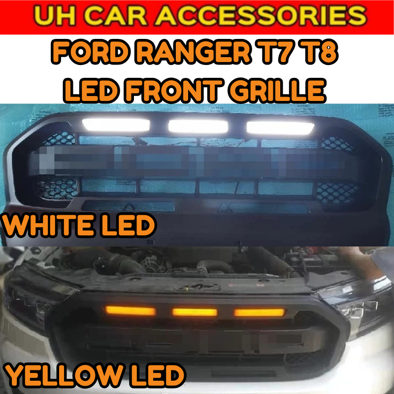 FORD RANGER T7 T8 2015-2021 RAPTOR GRILL GRILLE LED DRL DAYLIGHT ...