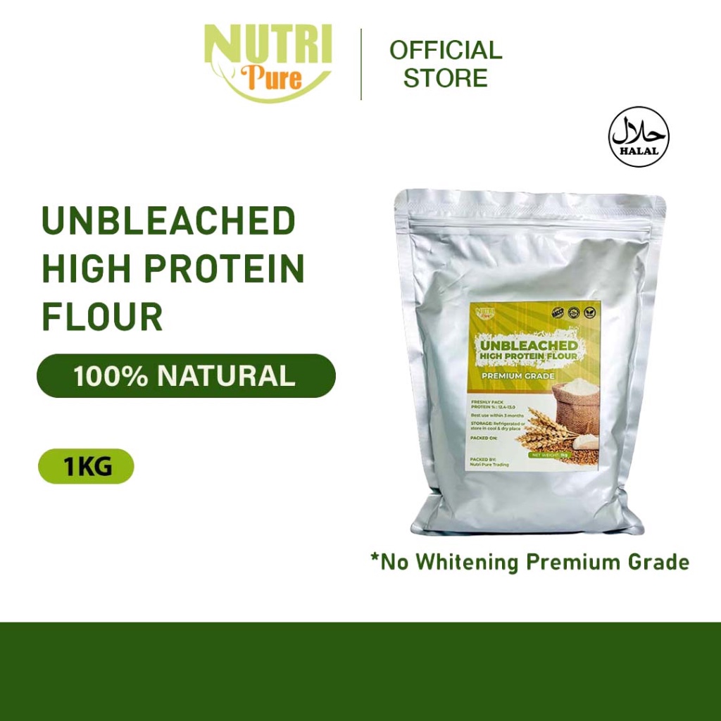 Unbleached Flour High Protein No Whitening Healthy Baking Cooking Bread ...