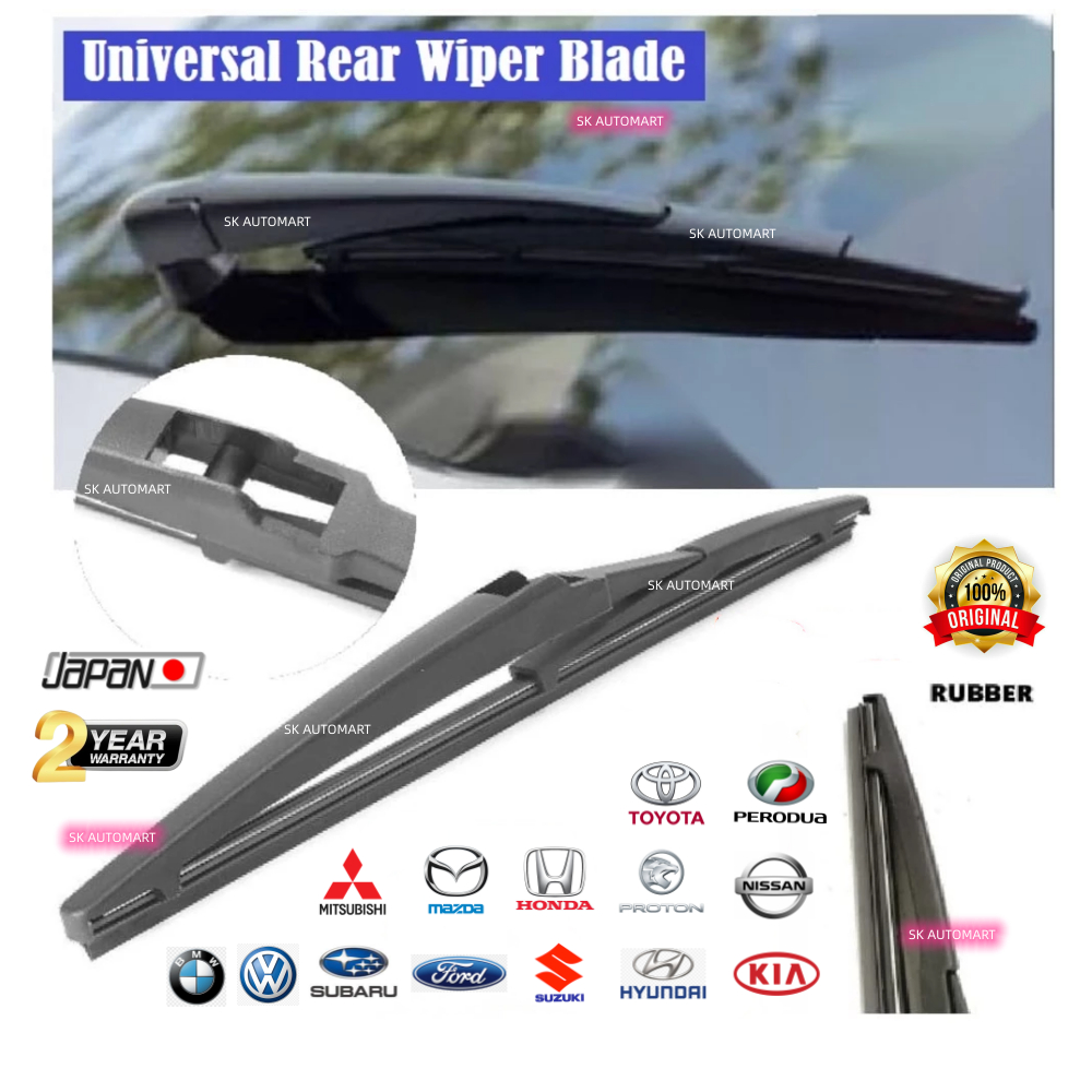 Car Rear Wiper Blade Perodua Proton Toyota Honda Mazda Nissan Hyundai ...