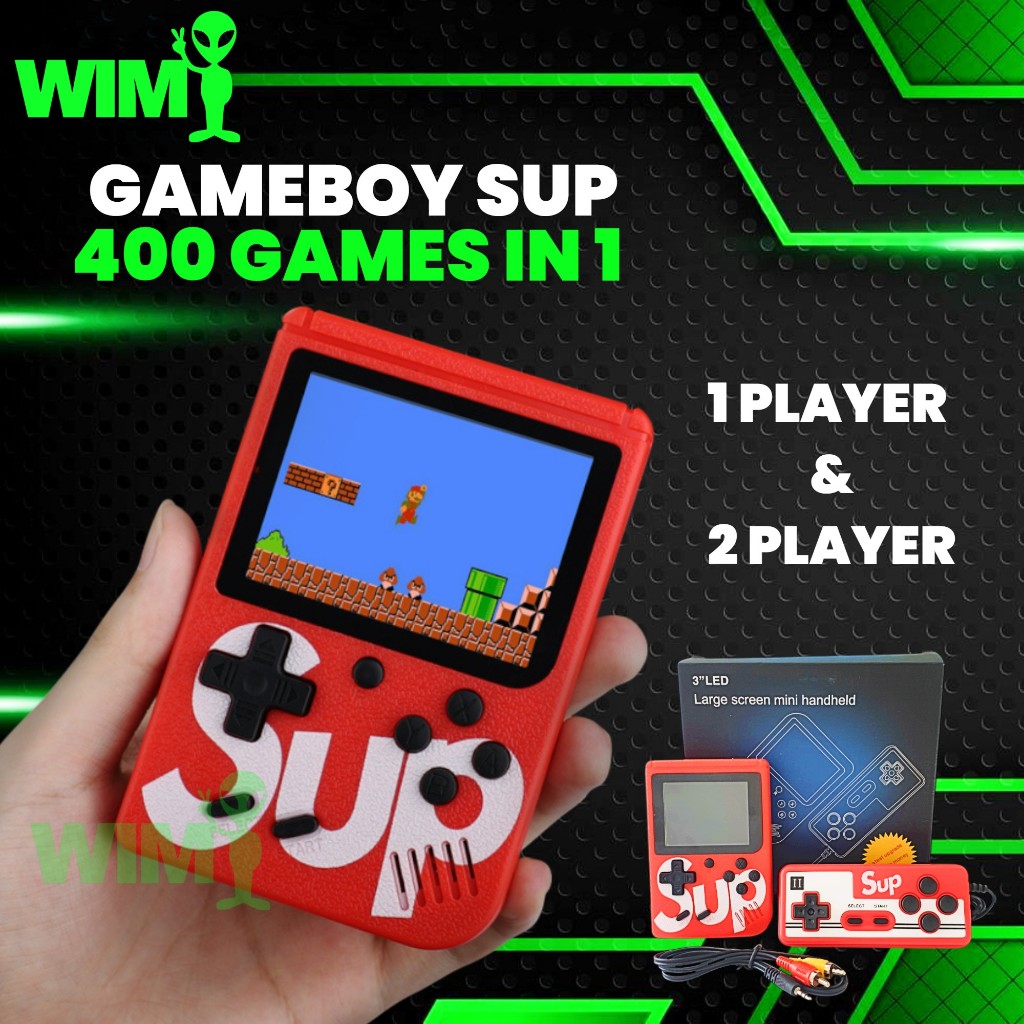400 Games Brand Retro Mini Gameboy Game Console Emulator Built-In ...