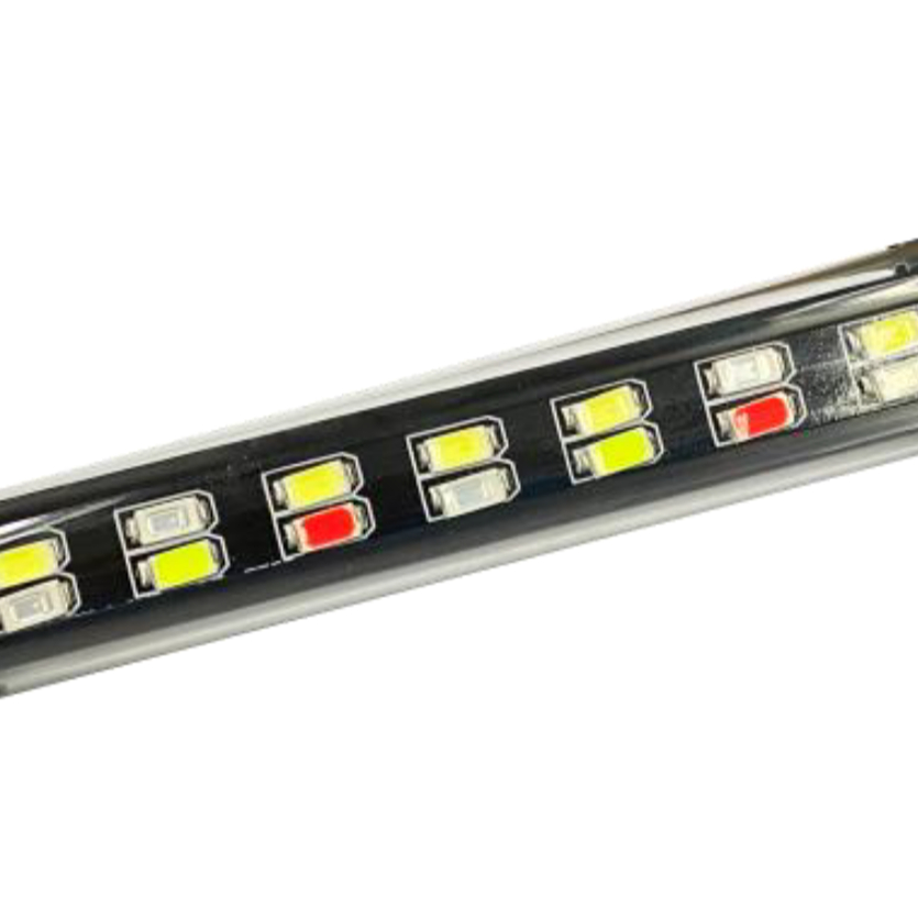 Lampu LED Light Aquarium T4 Double Row 3 Colour Adjustable Discolour ...