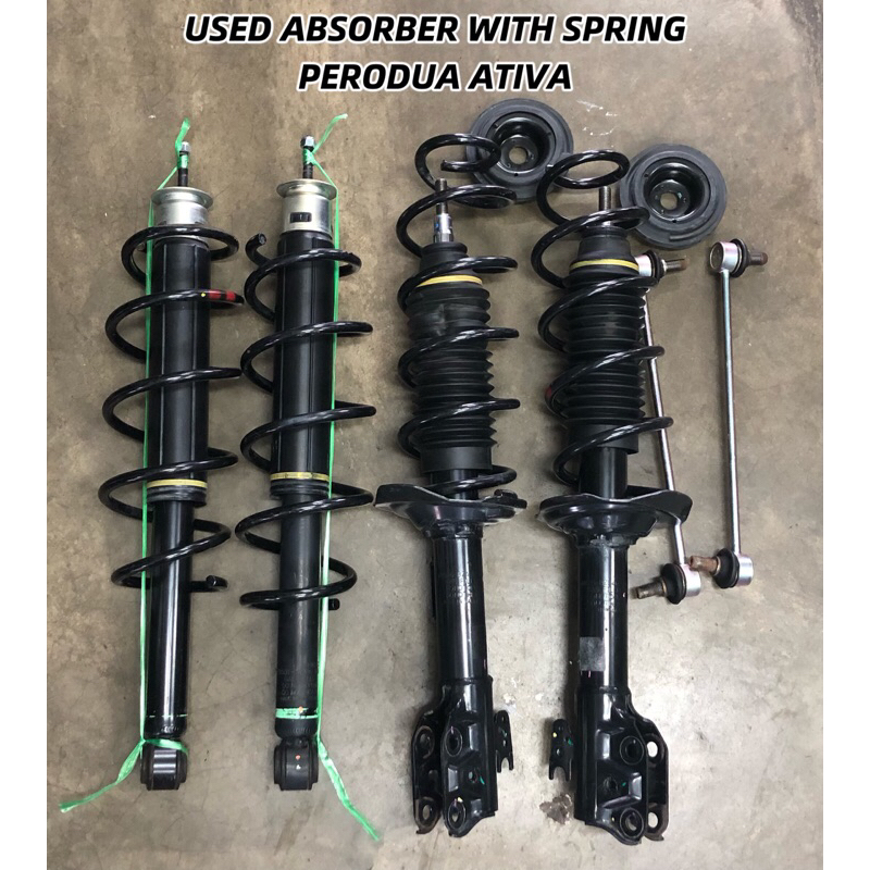 USED ORIGINAL ABSORBER + SPRING FOR PERODUA ATIVA | Shopee Malaysia