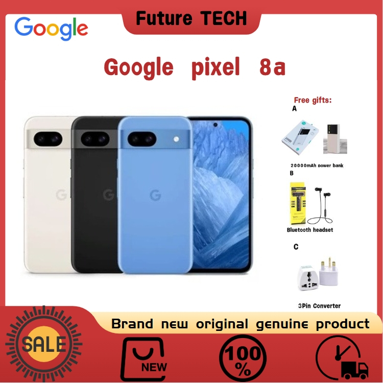 in stock-Brand New Pixel 8a 6.1 inches Google Tensor G3 4492 mAh Wired ...