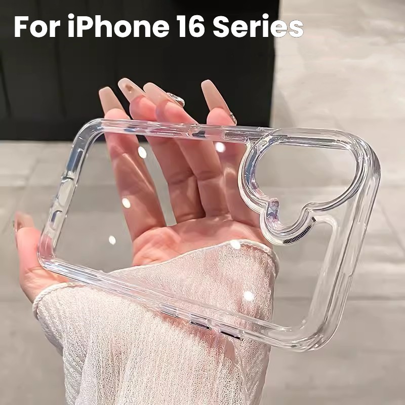 Space Transparent shell For iPhone 16 15 14Pro Max High quality Shock ...