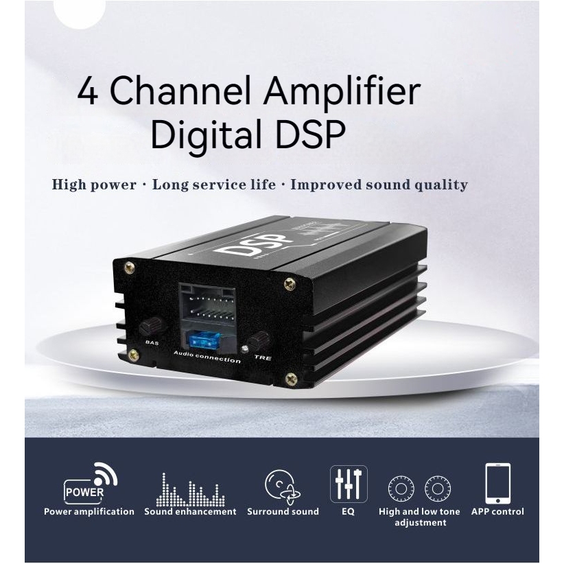 MUSICFIRE DSP PLUG PLAY ANDROID PLAYER 4 CH DSP Power Amplifier Power ...