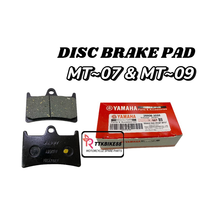YAMAHA MT07 MT09 TRACER 900 Z750 (1RC) REAR / FRONT DISC PAD BRAKE PAD ...