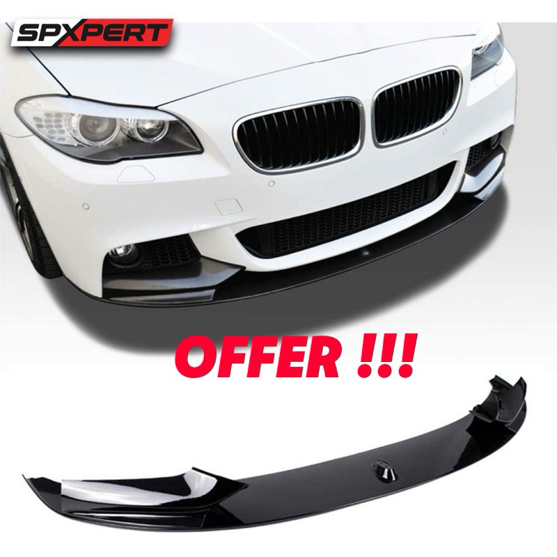 Bmw f10 performance front lip bodykit gloss black | Shopee Malaysia