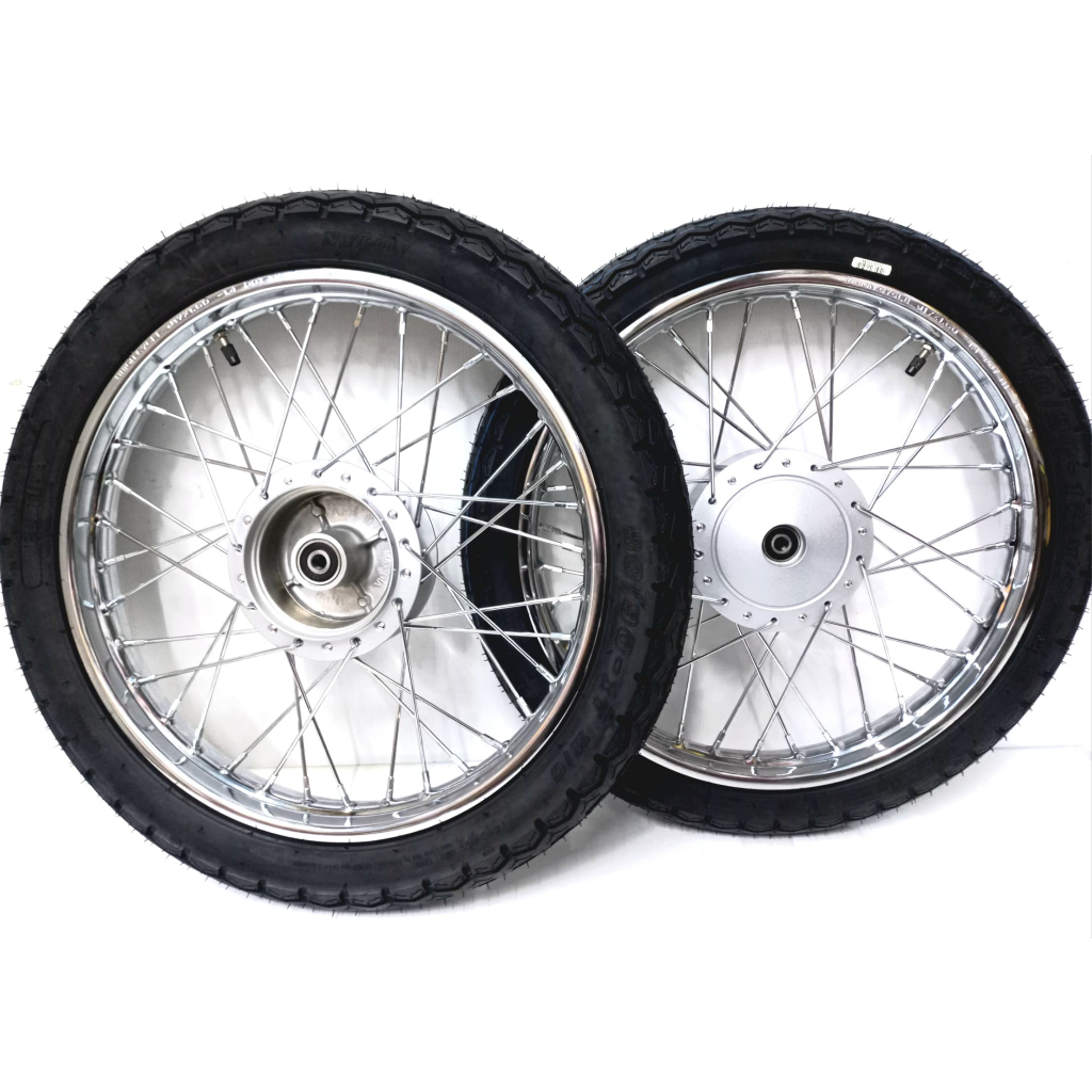 EX5 Dream Wave100 Set Rim Steel Wheel Union 160X17, SYS Hub Gantang, RB ...