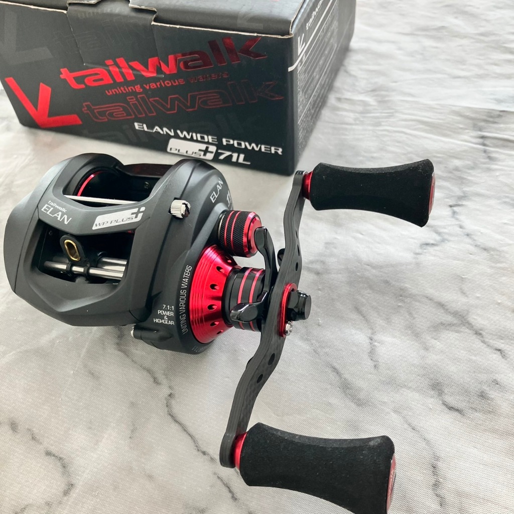 Tailwalk Elan Wide Power Plus Baitcasting Reel | Shopee Malaysia