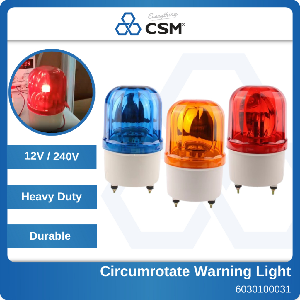 LTE-1101 Revolving Warning Light (DC12V/AC240V) | Shopee Malaysia