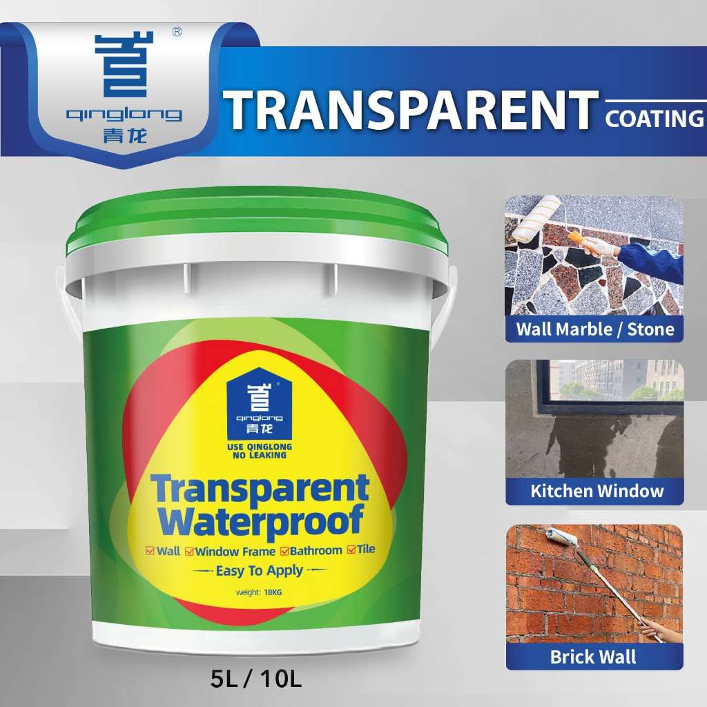 QL Transparent Waterproof Coating Glue外墙透明防水胶/Leakage Protection/Wall ...