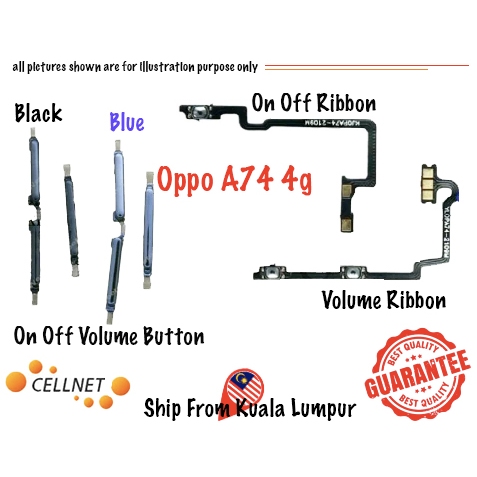 [Cellnet] Oppo o.po A74 4g CPH2219 On Off Ribbon Volume Ribbon Flex On ...