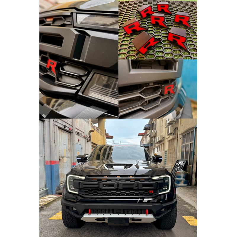 Premium Grade Prefect Cut Raptor R Grille Emblem with Screw For Ford ...