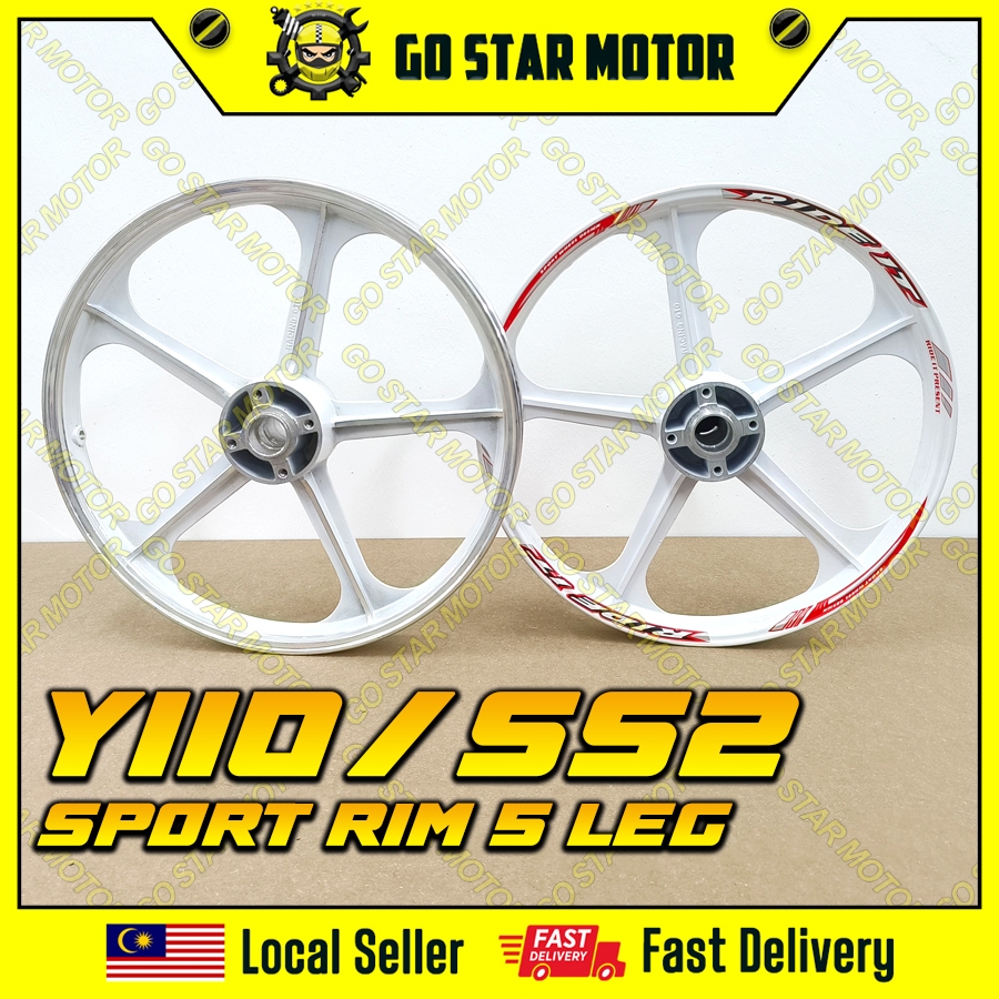 YAMAHA Y110SS SS110 Y110 / SS2 Sport Rim 5 Leg Spoke 5 Batang GTO22 ...