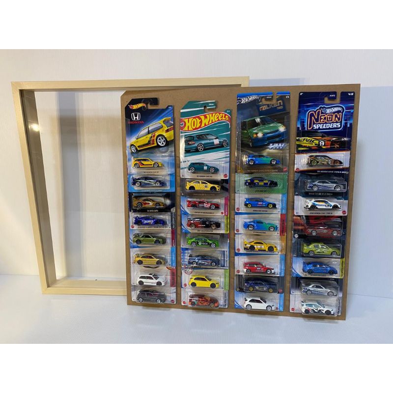 hot wheels card display + frame + cover | Shopee Malaysia