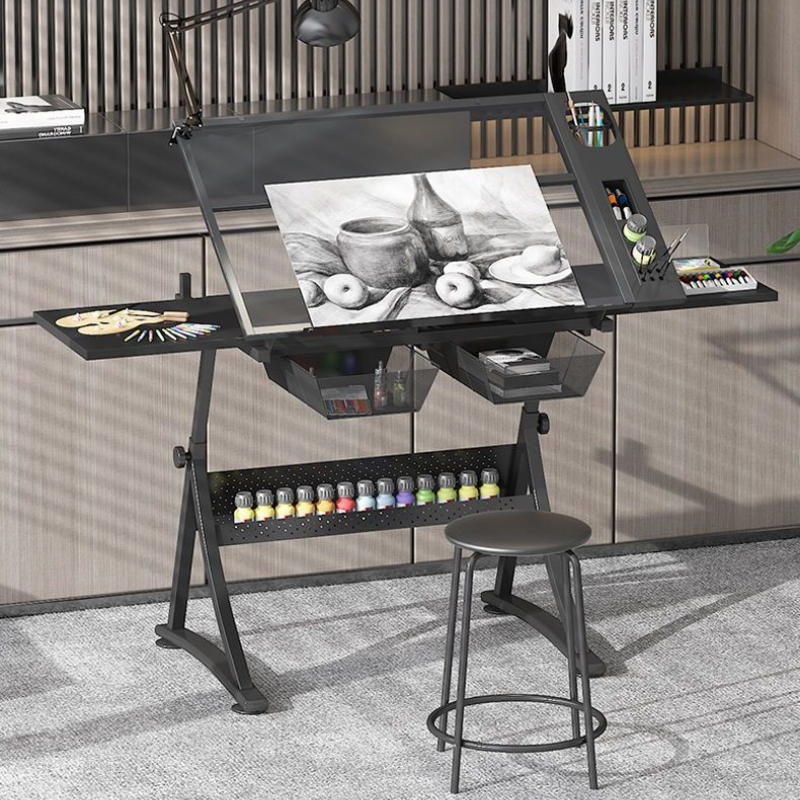 Art Drawing Table Can Be Raised and Lowered for Calligraphy Painting ...