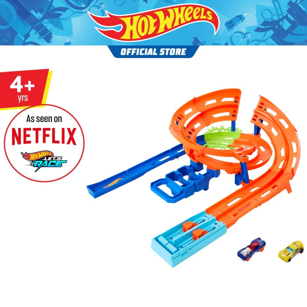 Hot Wheels Whip Around Raceway (HTK17) | Shopee Malaysia