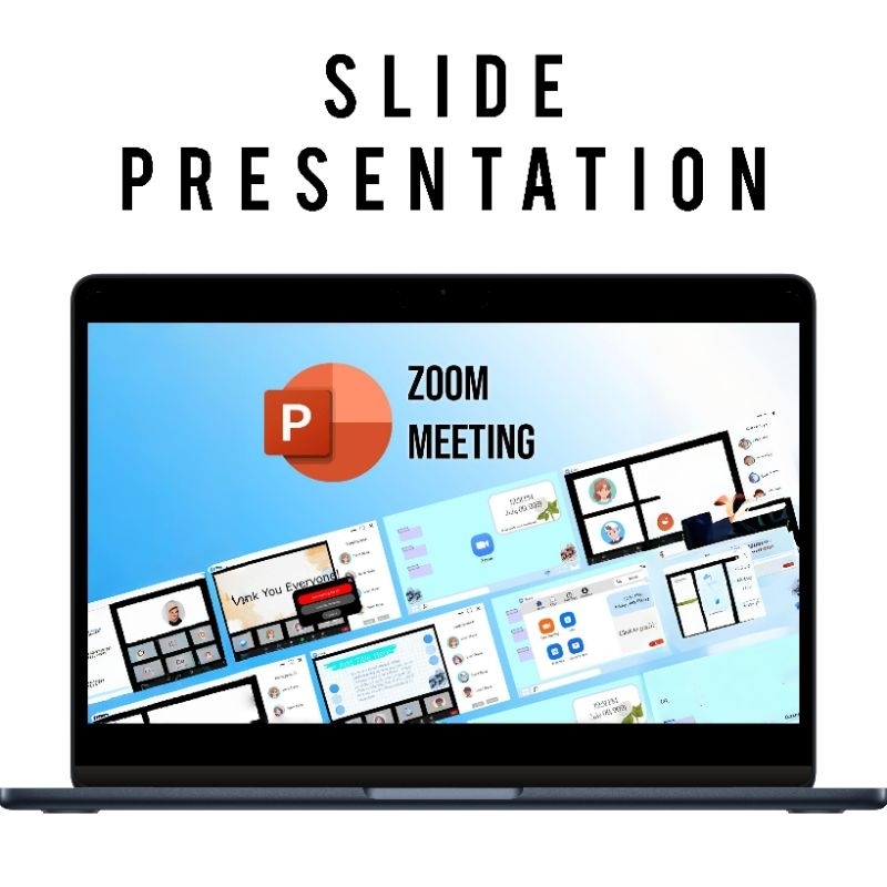Presentation Slide Template with Zoom Theme | Shopee Malaysia