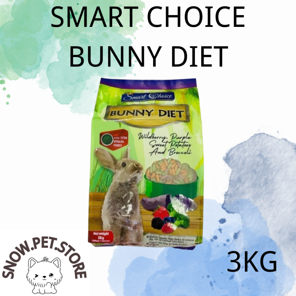 SMART CHOICE BUNNY DIET 3KG----RABBIT FOOD/MAKANAN ARNAB | Shopee Malaysia