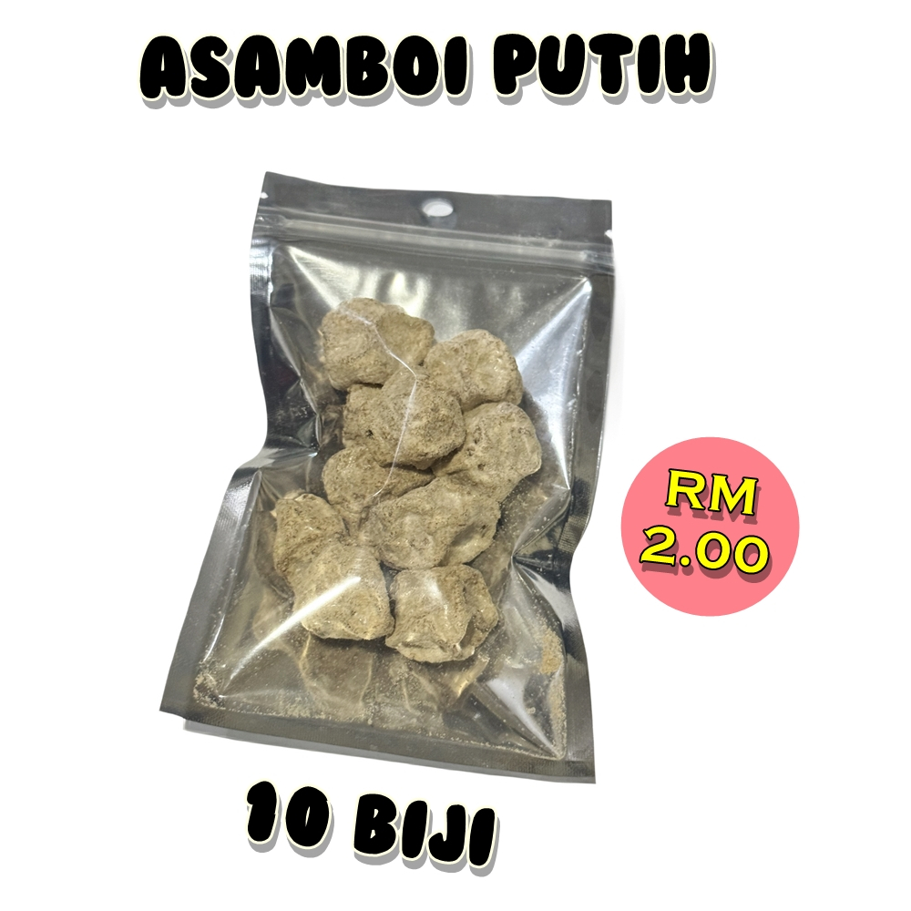 HALAL Asamboi Putih Viral RM 2(10 Biji ) | Shopee Malaysia