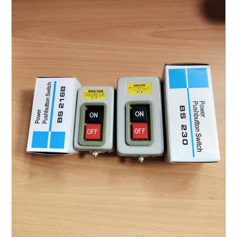 POWER PUSHBUTTON SWITCH BS216B/BS230B | Shopee Malaysia