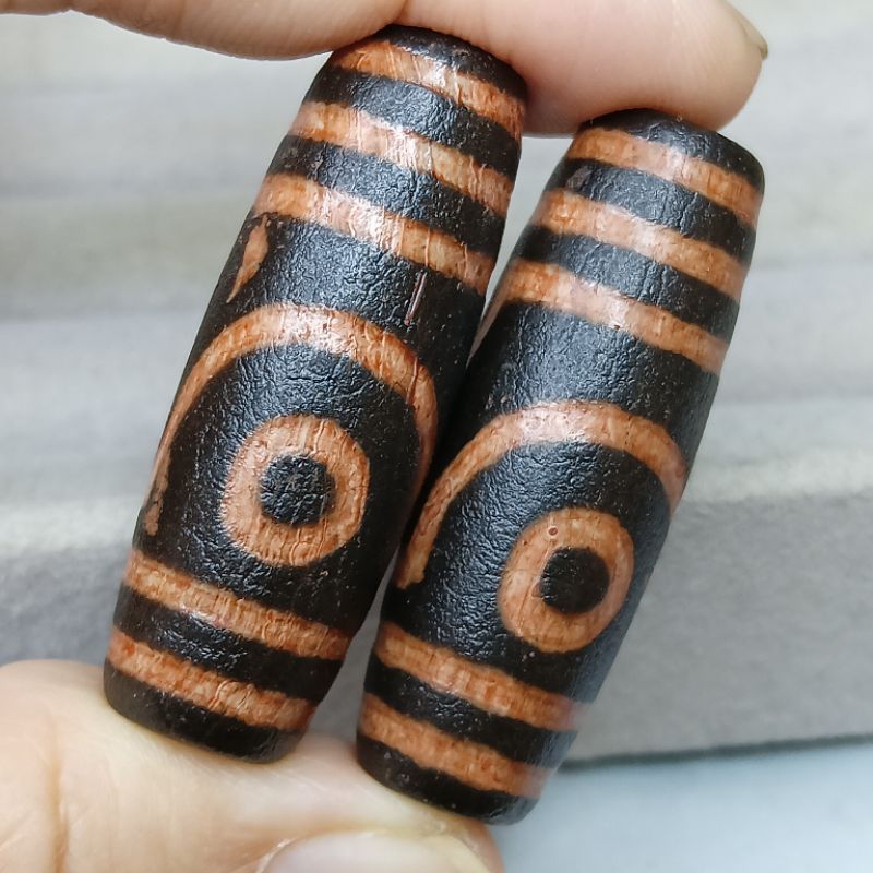 ⚡ Ready stock ⚡ dzi bead ⚡火供天珠🔥二眼天珠（F029） | Shopee