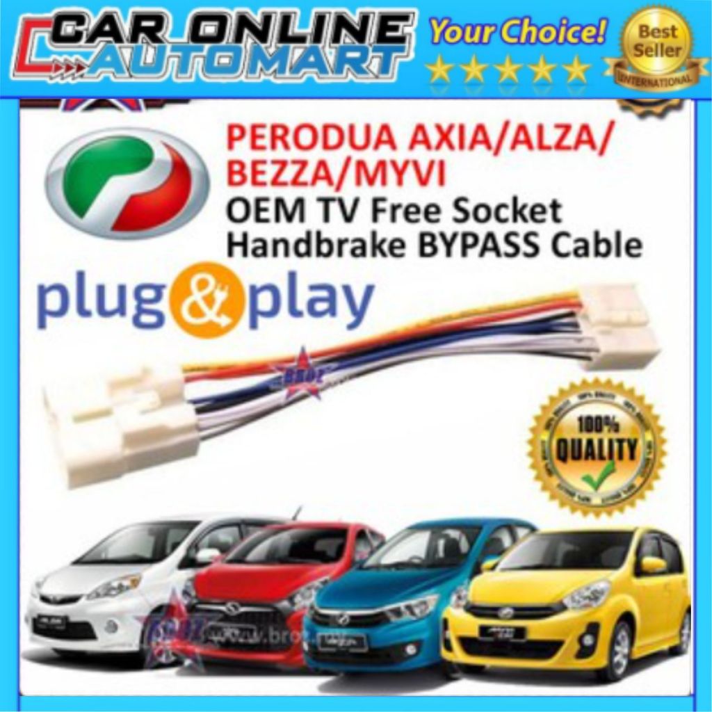Perodua Axia / Myvi/ Bezza / Alza By Pass Car DVD Video In Motion TV ...
