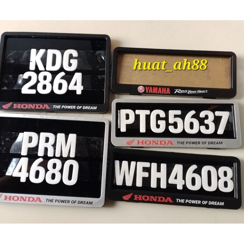 FRAME/CASING Universal Panjang + petak Terbaru Sekali Nombor Plate ...