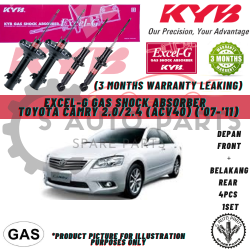 TOYOTA CAMRY 2.0/2.4(ACV40/ACV41) ('07-'11) (FRONTORREAR) 100% KAYABA ...