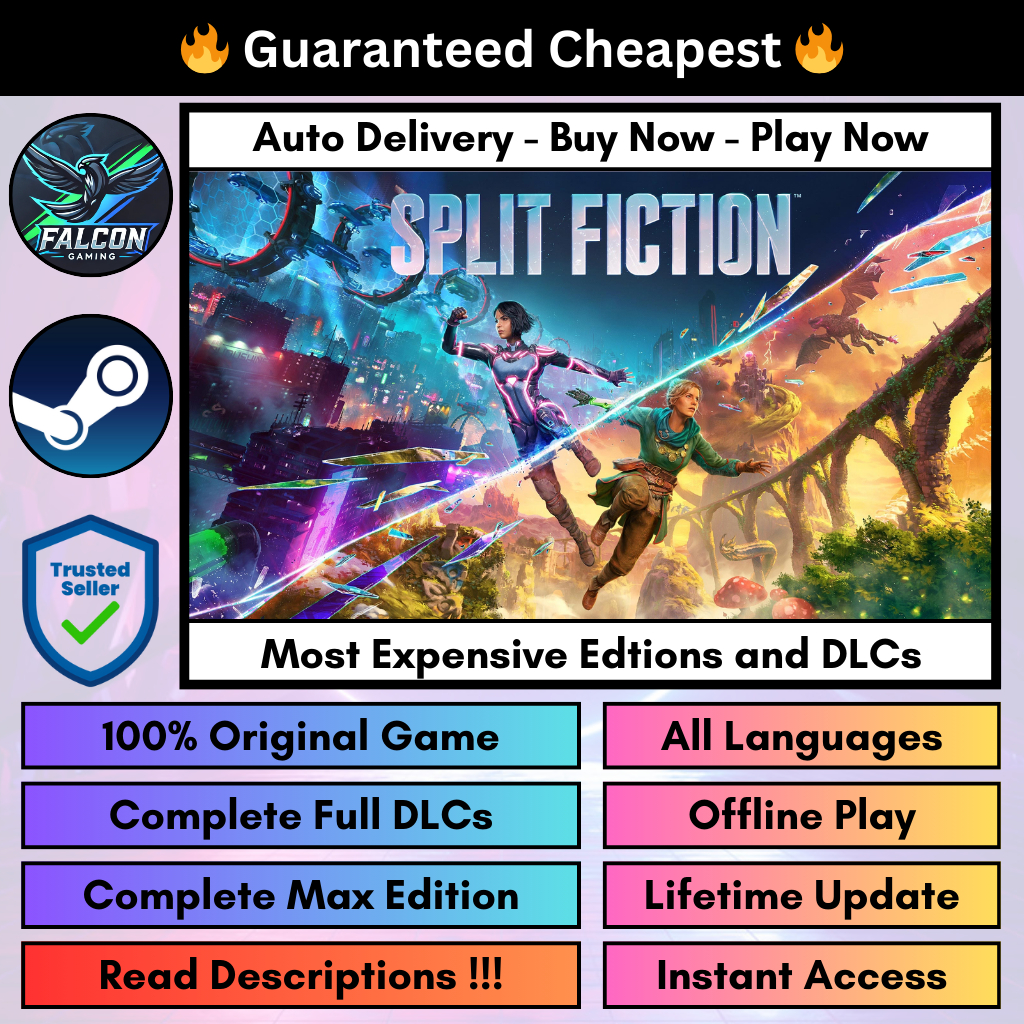 Split Fiction Steam [Auto Delivery] [Full DLC] [Steam Offline] PC Game ...