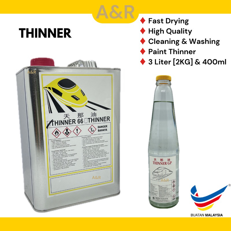 Thinner / Paint Thinner / Cat Thinner / Minyak Tina | Shopee Malaysia