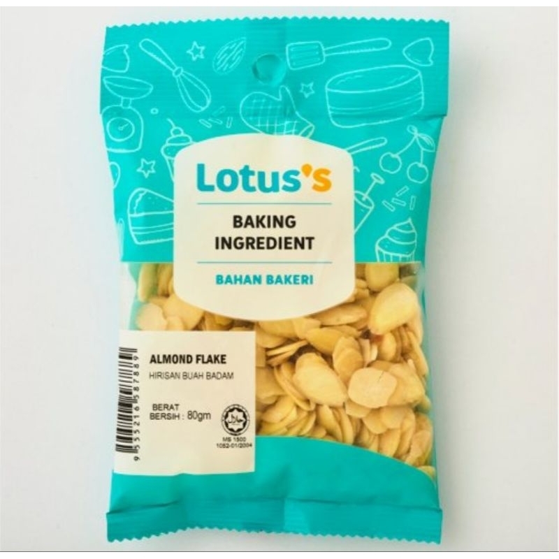 LOTUS Halal Almond Flake 80g | Shopee Malaysia