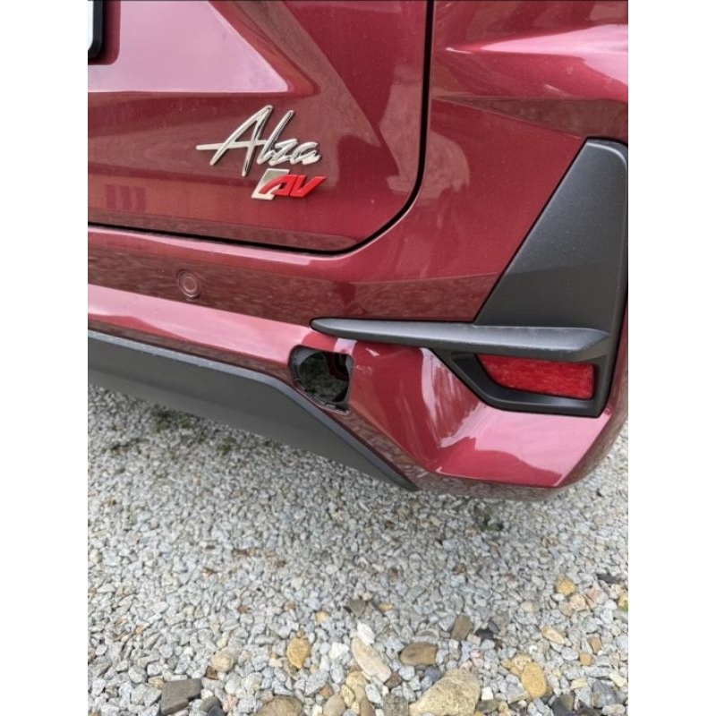 Alza New 2022 Rear Bumper Towing Cover With Ori Cat Used | Shopee Malaysia
