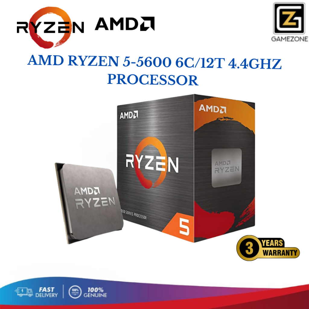 AMD RYZEN 5 5600 4.4GHZ 35MB CACHE PROCESSOR AM4 | Shopee Malaysia