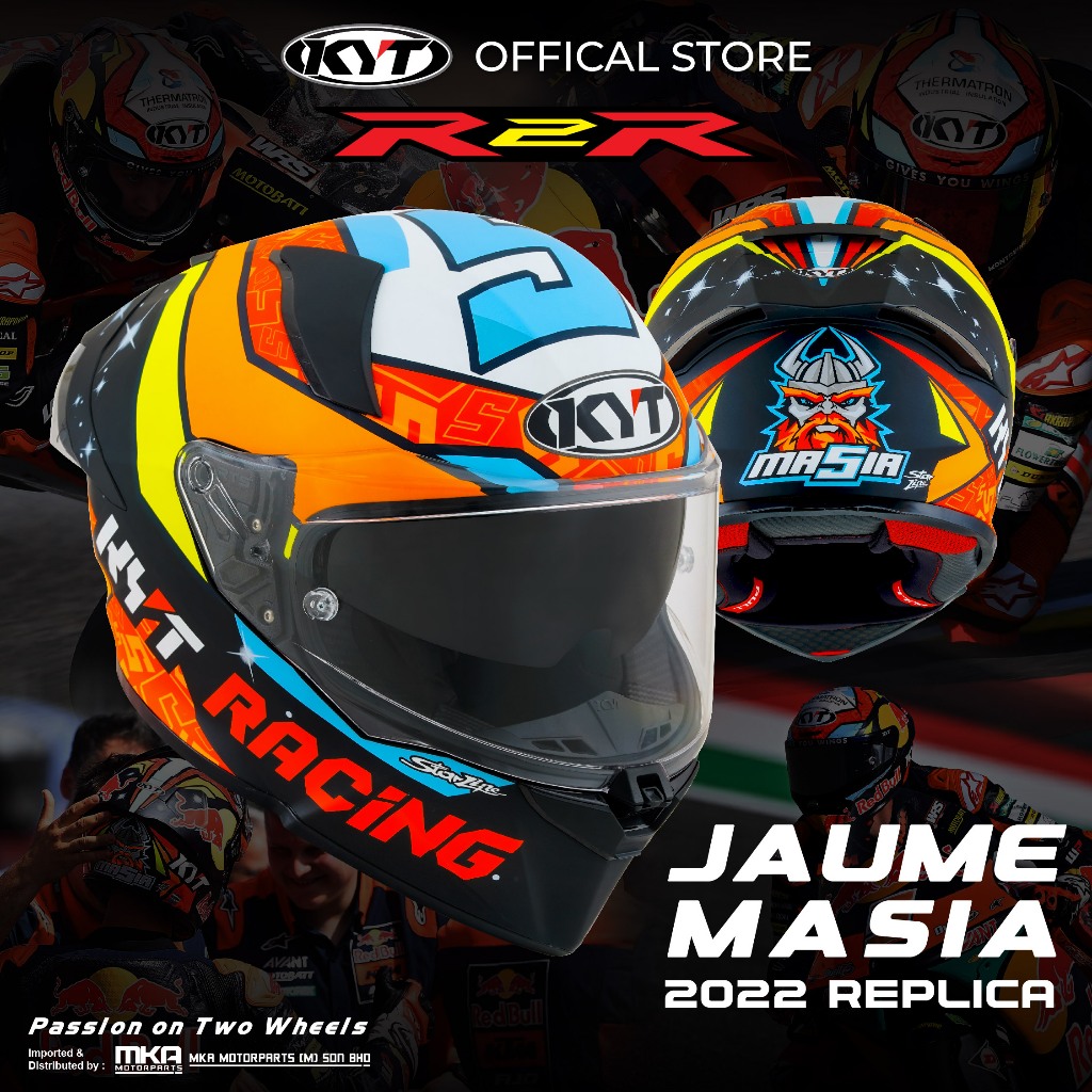 KYT HELMET R2R PRO MASIA 2022 REPLICA MATT | Shopee Malaysia