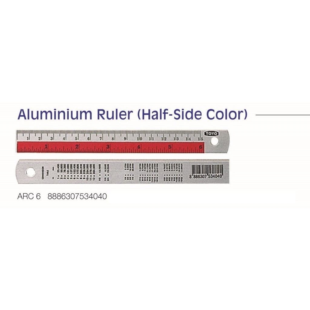 Toyo Aluminium Ruler / Toyo Pembaris Aluminium | Shopee Malaysia