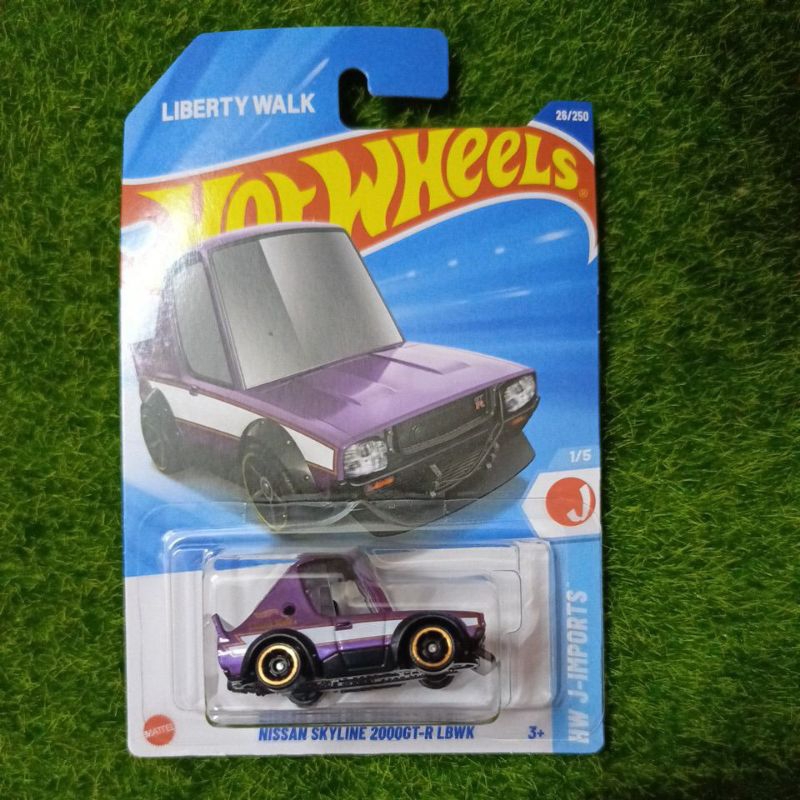 HOT WHEELS - NISSAN SKYLINE 2000GT-R LBWK (PURPLE TOONED) | Shopee Malaysia
