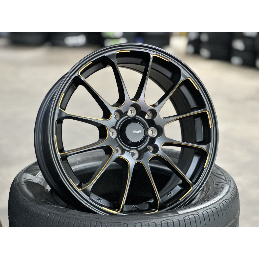NEW 15X6.5J Advanti Parallex Rim (set of 4) Gold 4X100 Axia Bezza NBox ...