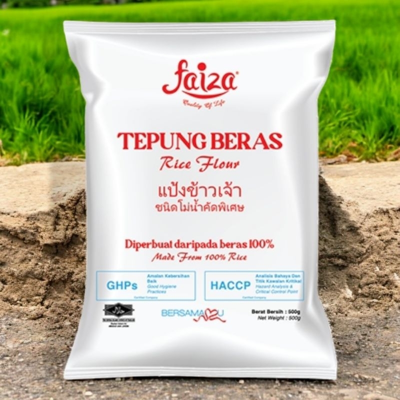 Faiza Tepung Beras, Rice Flour 500gram | Shopee Malaysia