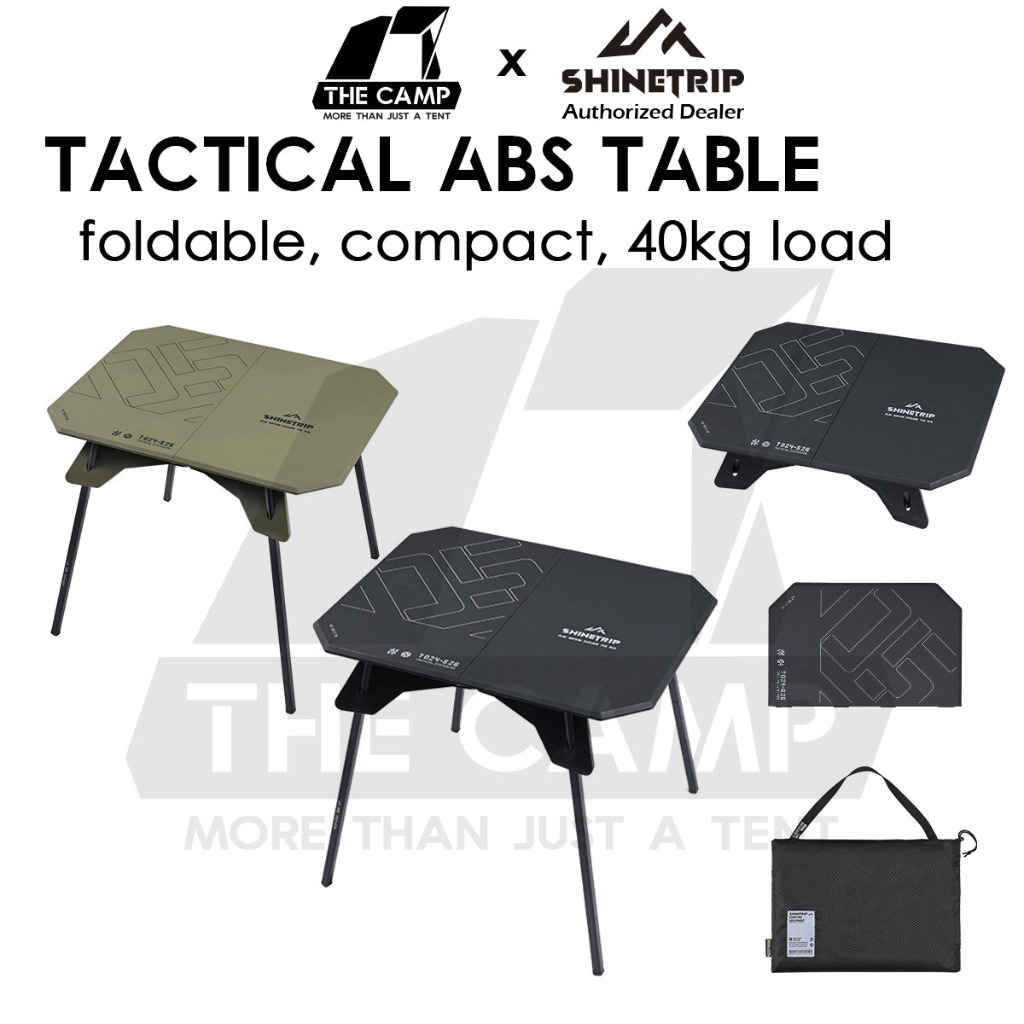 Shinetrip Tactical ABS Table Outdoor Camping Folding Foldable Compact ...