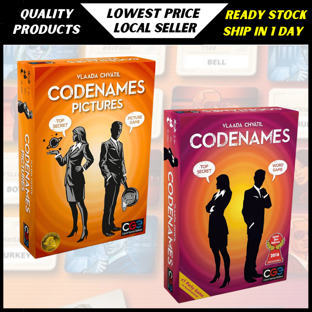 Codenames Board Game Series Secret Agent Game Find The Clue Card Game ...
