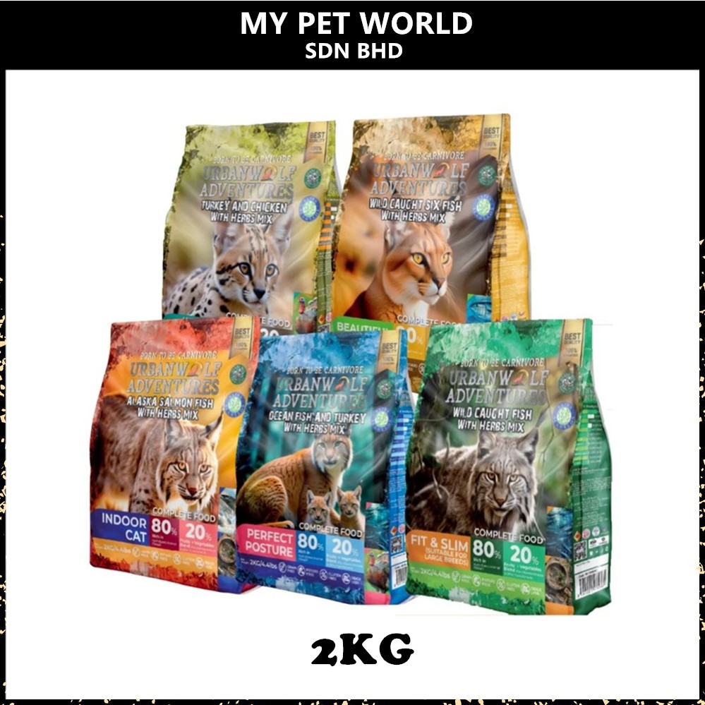 Urbanwolf Adventures Alaska Salmon/Ocean Fish /Kitten Turkey & Chicken ...