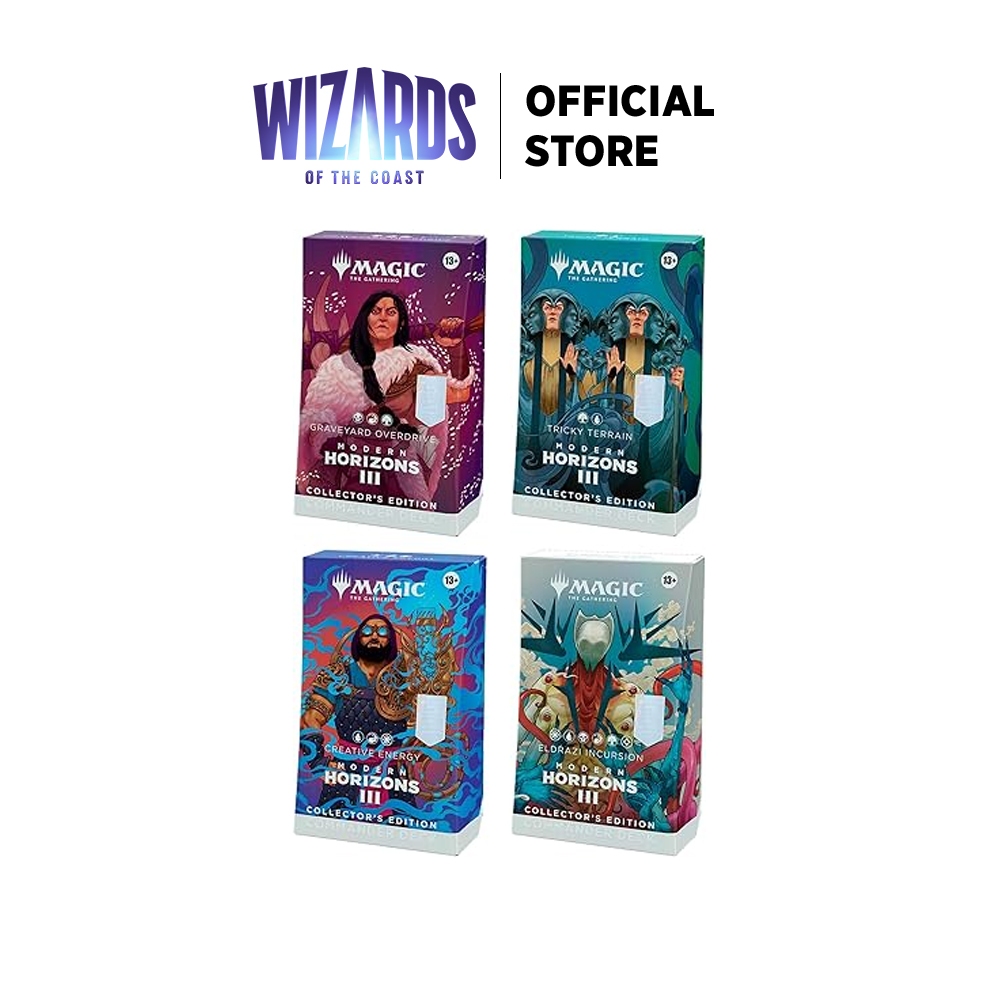 mtg modern horizons 3 commander decks collector's edition COLLECTOR DECK (SET OF 4) theres something for everyone to love in Modern Horizons 3 Commander Decks Modern Horizons 3 Commander Decks