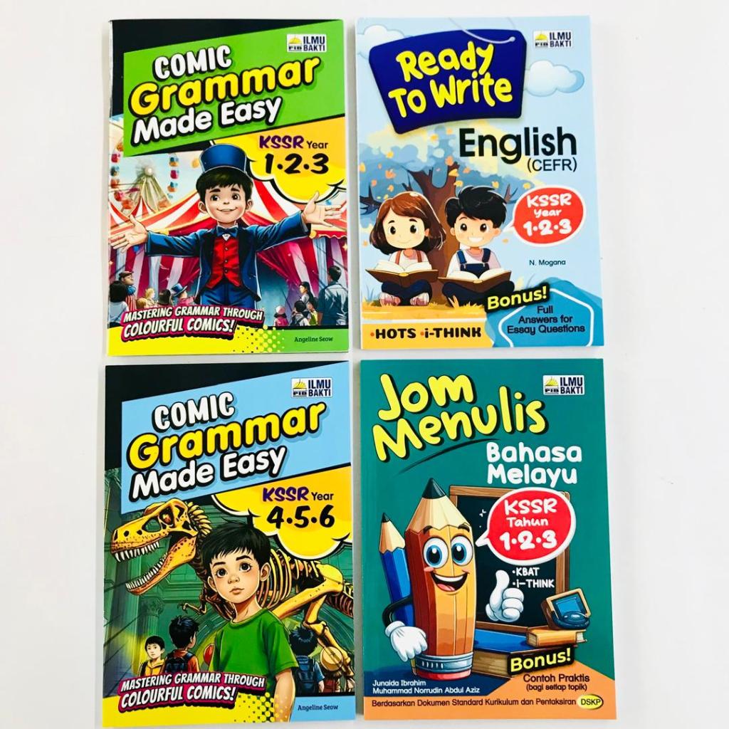 ILMU BAKTI Comic Grammer Made Easy 123 & Comic Grammer 456 / Jom ...