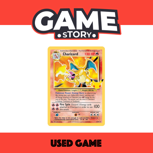 USED Pokemon TCG Card Charizard 1999 | Shopee Malaysia