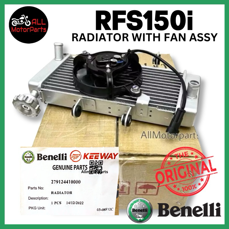 [100% ORI] RFS150i RFS 150 RADIATOR ASSY COMP WITH FAN WATER COOLANT ...