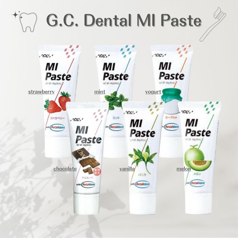 GC Dental MI Paste Set (40g x 2 tubes) Strawberry Flavor | Shopee Malaysia