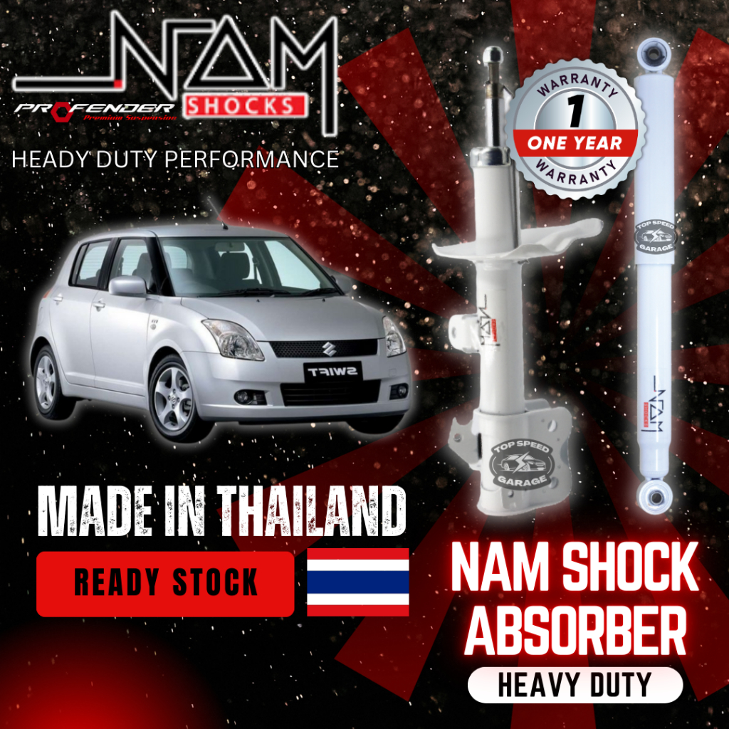NAM Hydralic Gas Heavy Duty Performance Shock Absorber Front Rear ...