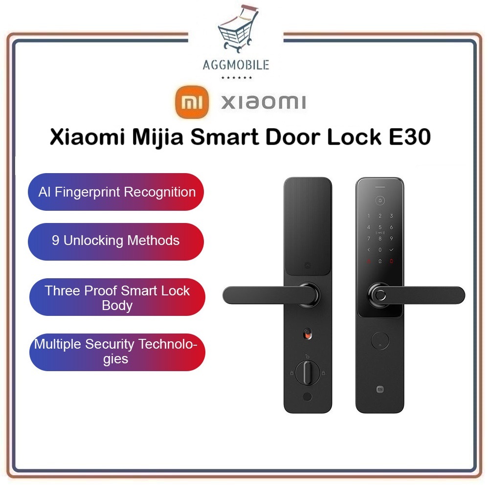 Xiaomi Mijia Smart Door Lock E30 (Bluetooth 5.0 Password NFC ...